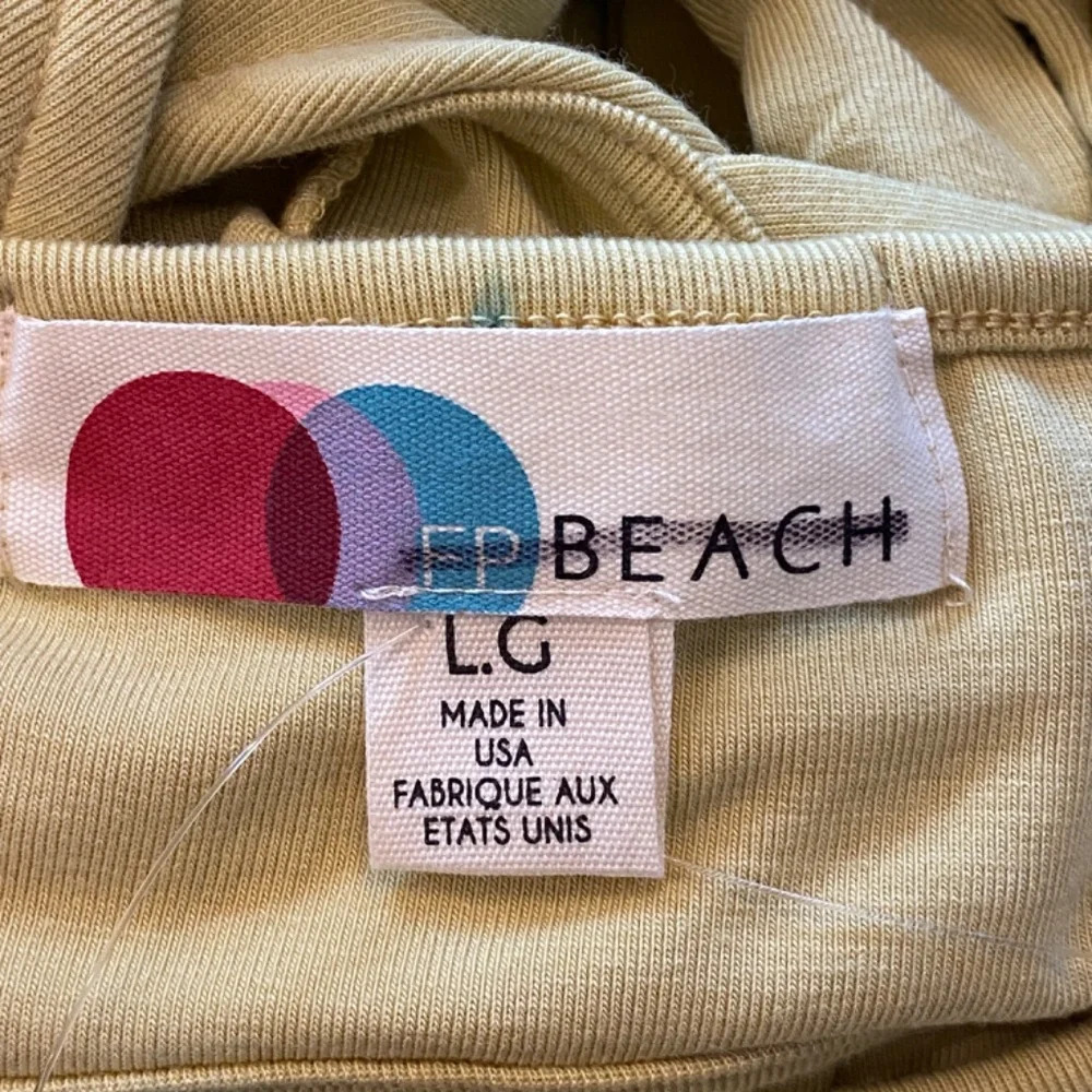 New! Free People Beach Aubre Open-back Essential Maxi Yellow nwot 27058 - Picture 11 of 15